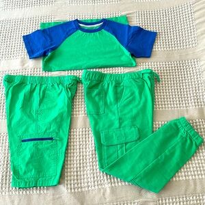 Bundle of three Gymboree Matching Set 1 T-shirt,1 sweatpants and 1 shorts Size12